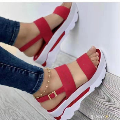 Comfort Platform Sandals 