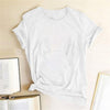 Florydays Camisetas S2 Blanco Solido / S Camisetas De Algodón Estampado De Avejas